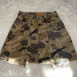 POL camo skirt